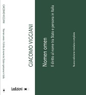 eBook, Nomen omen : il diritto al nome tra Stato e persona in Italia, Viggiani, Giacomo, Ledizioni