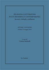 Chapter, Lo spinozismo nel teatro di Lessing dalla Drammaturgia a Nathan il Saggio, Le Lettere