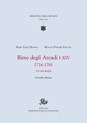 E-book, Rime degli Arcadi I-XIV : 1716-1781 : un'antologia, Edizioni di storia e letteratura