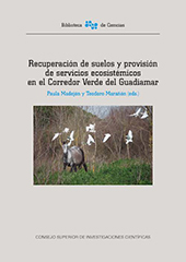 E-book, Recuperación de suelos y provisión de servicios ecosistémicos en el Corredor Verde del Guadiamar, CSIC