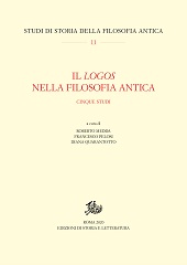 eBook, Il logos nella filosofia antica : cinque studi, Edizioni di storia e letteratura