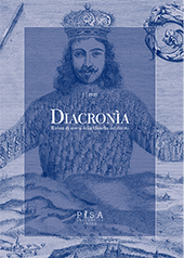 Fascicule, Diacronìa : rivista di storia della filosofia del diritto : 1, 2020, Pisa University Press