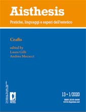 Fascículo, Aisthesis : pratiche, linguaggi e saperi dell'estetico : 13, 1, 2020, Firenze University Press