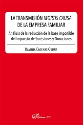 E-book, La transmisión mortis causa de la empresa familiar, Cadenas Osuna, Davinia, Dykinson