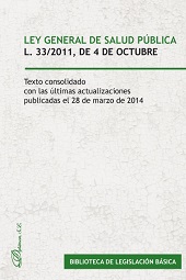 E-book, Ley General de Salud Pública : l. 33/2011, de 4 de octubre : texto consolidado con las últimas actualizaciones publicadas el 28 de marzo de 2014, Dykinson