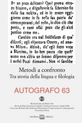Articolo, Pubblicare volgarizzamenti di classici latini a testimone unico : la versione boiardesca di Cornelio Nepote, Interlinea
