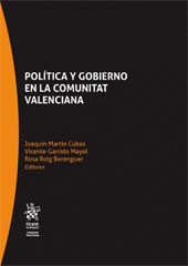 E-book, Política y gobierno en la Comunitat Valenciana, Tirant lo Blanch