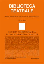 Article, Coreografico lavoro e tragici affetti : sulla Vestale di Salvatore Viganò, Bulzoni