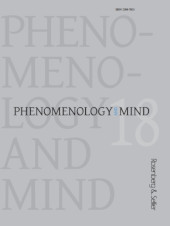 Zeitschrift, Phenomenology and Mind, Rosenberg & Sellier