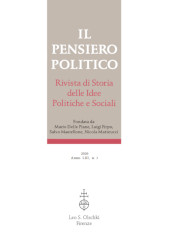 Heft, Il pensiero politico : rivista di storia delle idee politiche e sociali : LIII, 1, 2020, L.S. Olschki