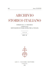 Issue, Archivio storico italiano : 665, 3, 2020, L.S. Olschki