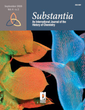 Issue, Substantia : an International Journal of the History of Chemistry : 4, 2, 2020, Firenze University Press