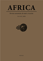 Fascículo, Africa : rivista semestrale di studi e ricerche : N.S. II, 2, 2020, Viella