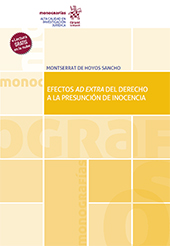 eBook, Efectos ad extra del derecho a la presunción de inocencia, Hoyos Sancho, Montserrat de., Tirant lo Blanch