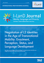 Issue, I-LanD Journal : Identity, Language and Diversity : 1, 2020, Paolo Loffredo iniziative editoriali