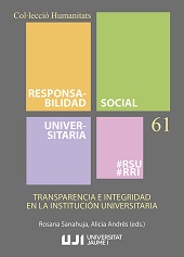 E-book, Transparencia e integridad en la institución universitaria, Universitat Jaume I