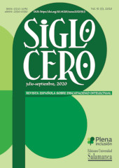 Fascicolo, Siglo Cero : Revista Española sobre Discapacidad Intelectual : 51, 3, 2020, Ediciones Universidad de Salamanca