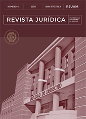 Issue, Revista Jurídica : Universidad Autónoma de Madrid : 41, I, 2020, Dykinson