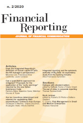 Issue, Financial reporting : bilancio, controlli e comunicazione d'azienda : 2, 2020, Franco Angeli