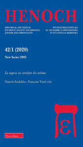 Fascicolo, Henoch : studi storico-testuali su giudaismo e cristianesimo in età antica e medievale : 42, 1, 2020, Editrice Morcelliana