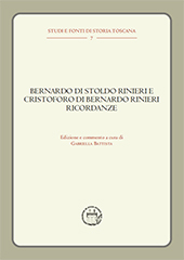 eBook, Bernardo di Stoldo Rinieri e Cristoforo di Bernardo Rinieri : ricordanze, Associazione di studi storici Elio Conti