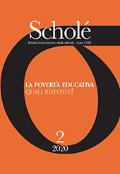 Article, Nuovi bisogni o capacità fondamentali? : prospettive pedagogico-sociali sul concetto di povertà educativa, Scholé