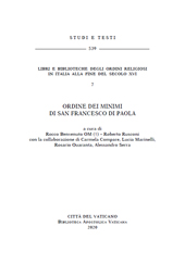 eBook, Ordine dei minimi di San Francesco di Paola, Biblioteca apostolica vaticana