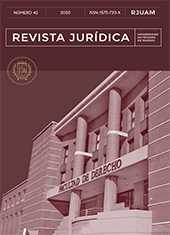 Issue, Revista Jurídica : Universidad Autónoma de Madrid : 42, II, 2020, Dykinson