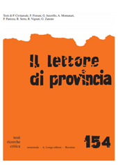 Artículo, La coscienza di questo dramma è la mia poesia : Bestia da stile di Pier Paolo Pasolini, Longo