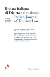 Fascicolo, Rivista italiana di diritto del turismo : 31, 4, 2020, Franco Angeli