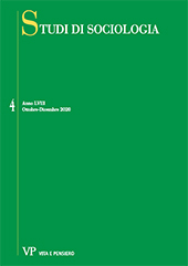 Fascículo, Studi di sociologia : LVIII, 4, 2020, Vita e Pensiero