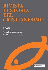 Fascicolo, Rivista di storia del cristianesimo : 18, 1, 2020, Morcelliana