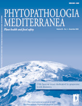 Heft, Phytopathologia mediterranea : 59, 3, 2020, Firenze University Press