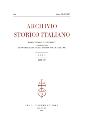 Issue, Archivio storico italiano : 666, 4, 2020, L.S. Olschki