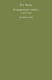 E-book, L'engagement estatico : su René Char, Quodlibet