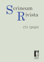 Heft, Scrineum : rivista : 17, 1, 2020, Firenze University Press
