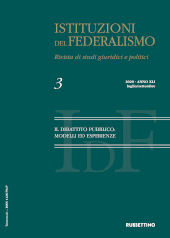 Revista, Istituzioni del federalismo : rivista di studi giuridici e politici, Rubbettino