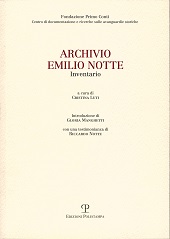 E-book, Archivio Emilio Notte : inventario, Edizioni Polistampa