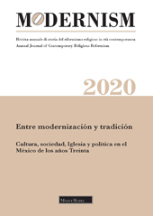 Heft, Modernism : rivista annuale di storia del riformismo religioso in età contemporanea : VI, 2020, Morcelliana