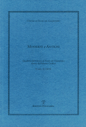 Zeitschrift, Moderni e antichi : quaderni del Centro di studi sul classicismo : II serie, Polistampa