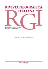Fascículo, Rivista geografica italiana : CXXVII, 4, 2020, Franco Angeli