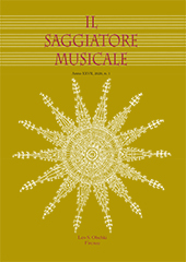 Fascículo, Il saggiatore musicale : rivista semestrale di musicologia : XXVII, 1, 2020, L.S. Olschki