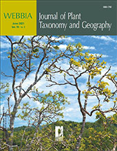 Heft, WEBBIA : journal of plant taxonomy and geography : 76, 1, 2021, Firenze University Press