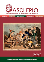 Issue, Asclepio : revista de historia de la medicina y de la ciencia : LXXII, 1, 2020, CSIC, Consejo Superior de Investigaciones Científicas