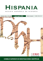 Fascículo, Hispania : revista española de historia : LXXX, 266, 3, 2020, CSIC, Consejo Superior de Investigaciones Científicas