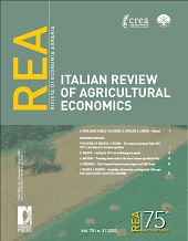 Fascículo, Rivista di economia agraria : LXXV, 3, 2020, Firenze University Press