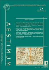 Fascicule, Aestimum : 77, 2, 2020, Firenze University Press