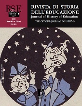 Fascículo, Rivista di storia dell'educazione = Journal of history of education : the official journal of CIRSE : VII, 2, 2020, Firenze University Press