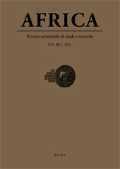 Fascículo, Africa : rivista semestrale di studi e ricerche : N.S. III, 1, 2021, Viella