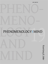 Heft, Phenomenology and Mind : 19, 2, 2020, Rosenberg & Sellier